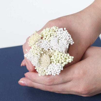 TSC037 White Pollen(Bunch Of 10)