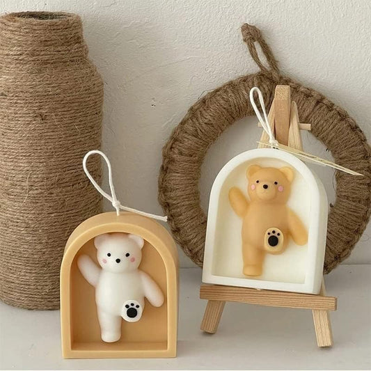Teddy Bear In Frame Mold GB012