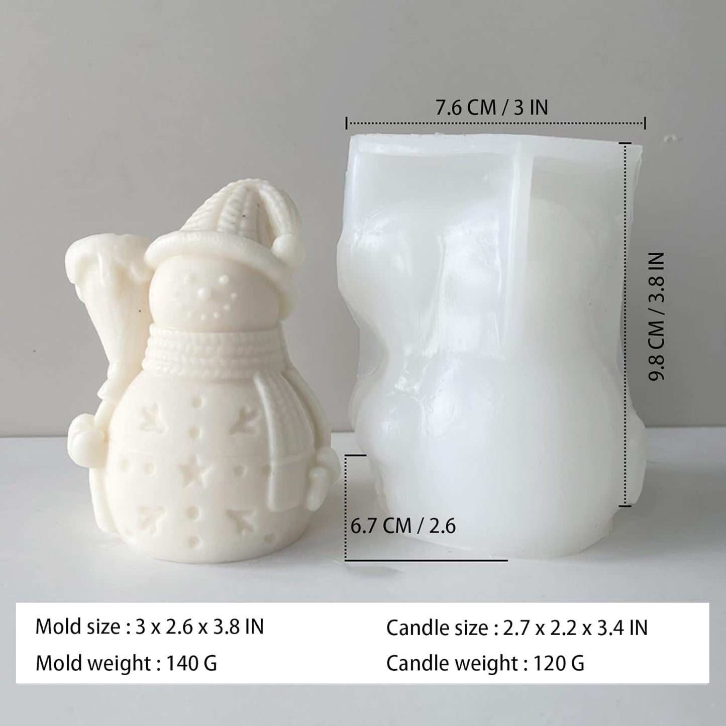GB237 Snowman Mold