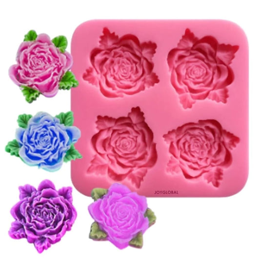4C Rose Mold TM016