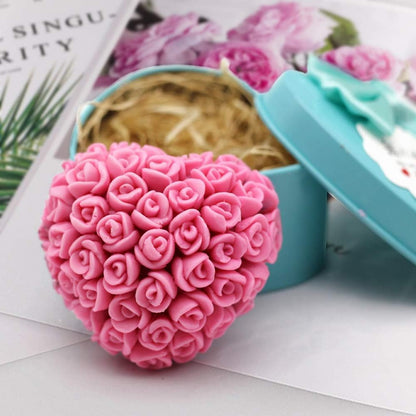 Multi Rose In Heart Mold GB041