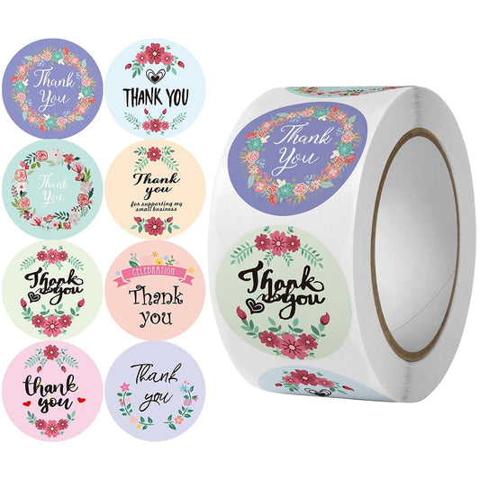 Thank You Sticker III  AC013 (Pack Of 10)
