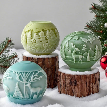 GB218 Reindeer Ball Mold