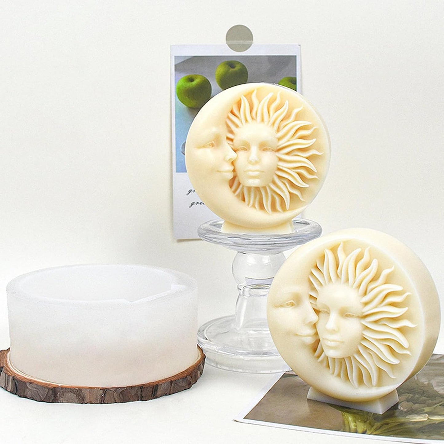 3D sun -Moon Mold GB032