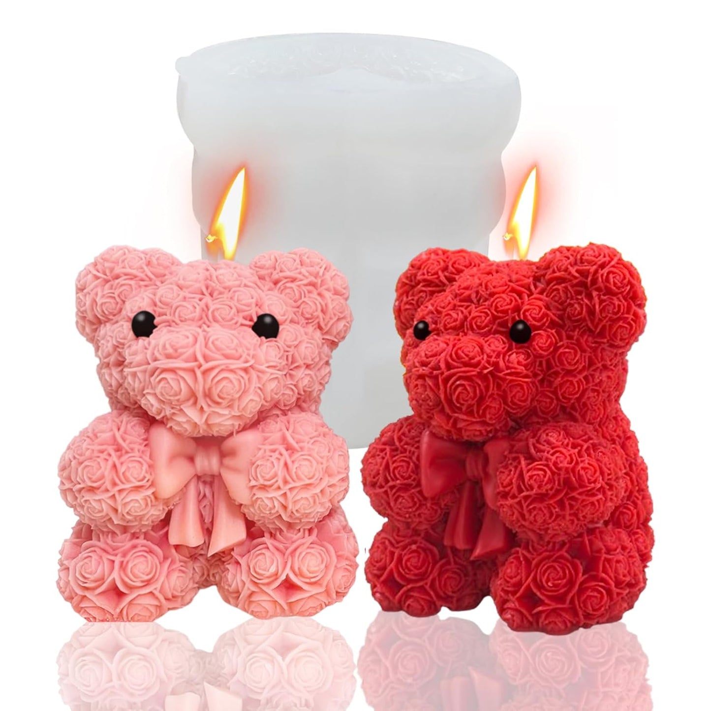 Teddy Bear Bow Mold GB001