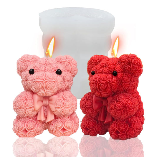 Teddy Bear Bow Mold GB001