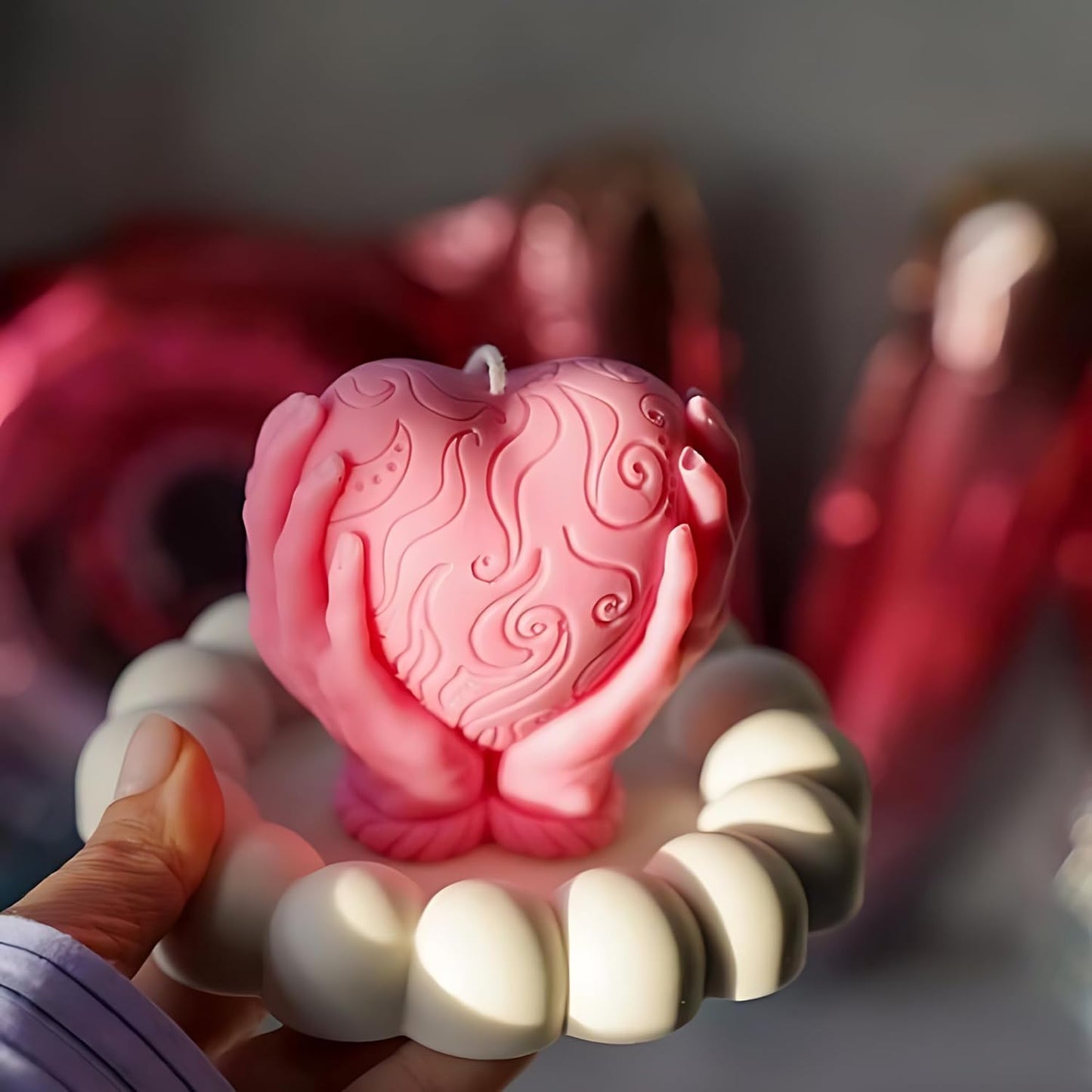 Heart In Hand Mold GB035