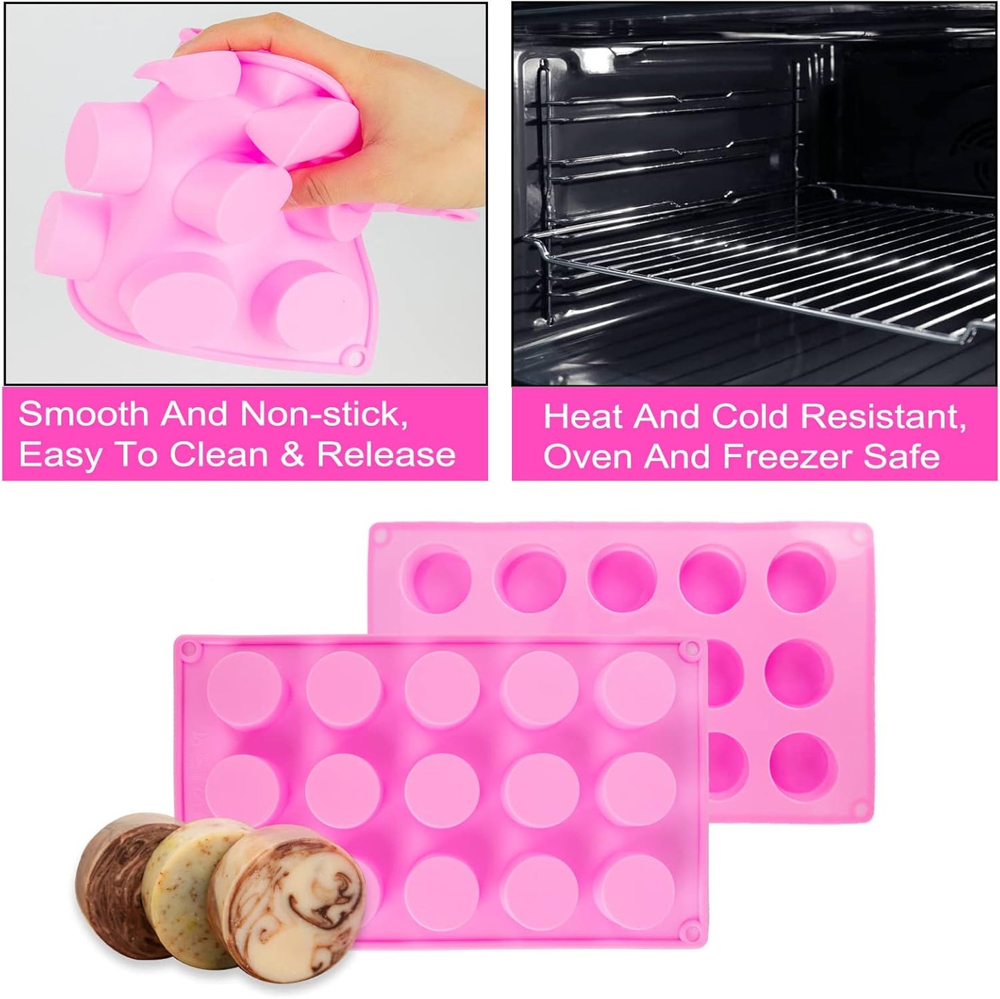 Round Tea Light Mold GB154