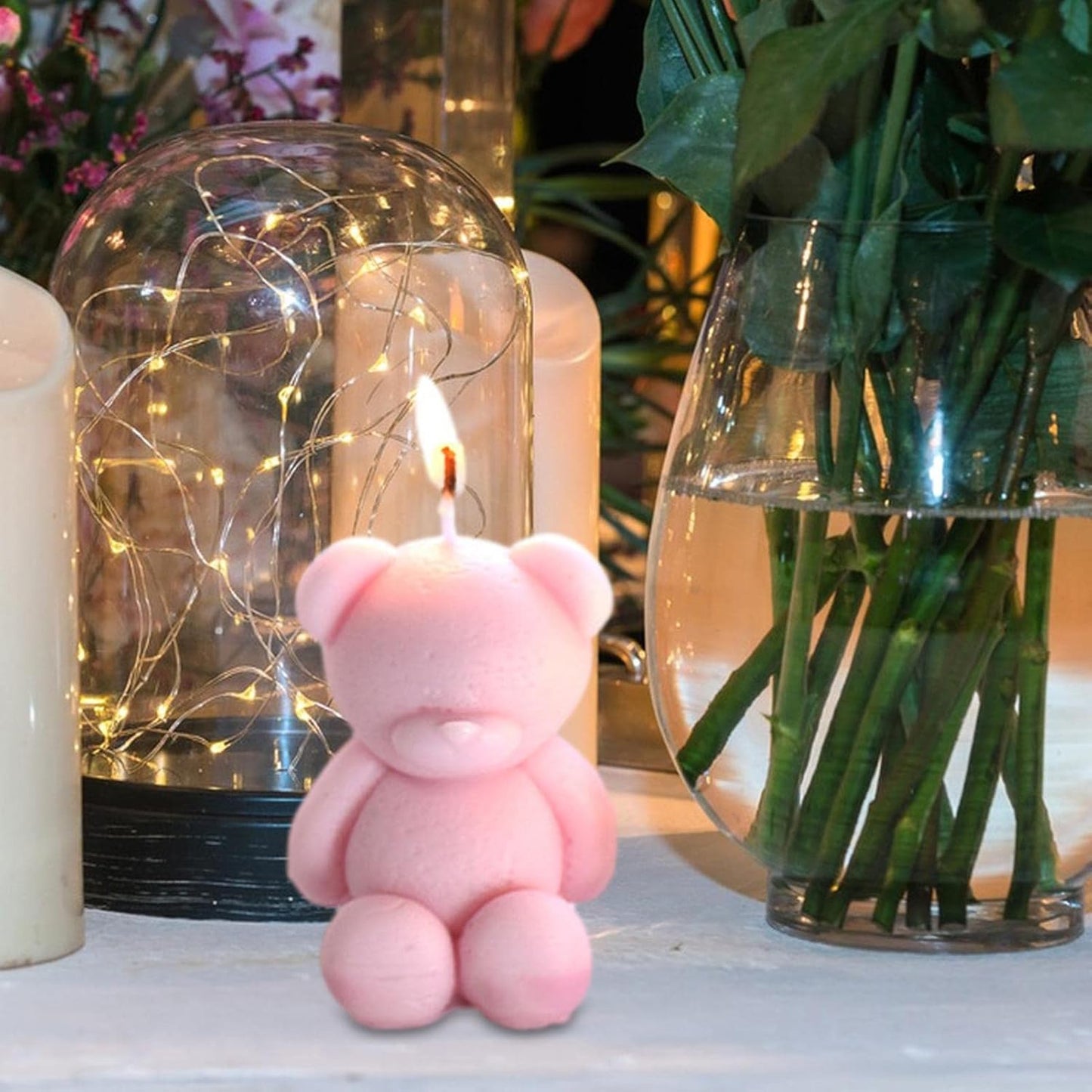 Fluffy Teddy Bear Mold GB009