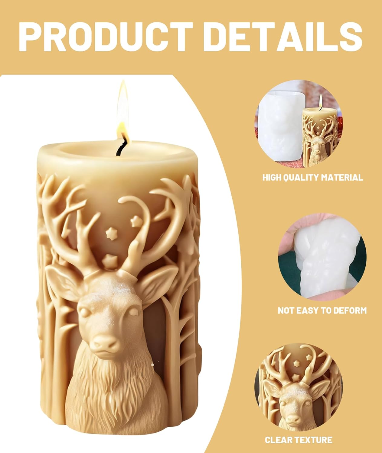 GB239 Front Reindeer Mold