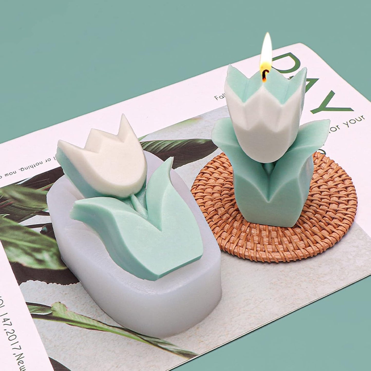 Flower With Leaf Mold GB144