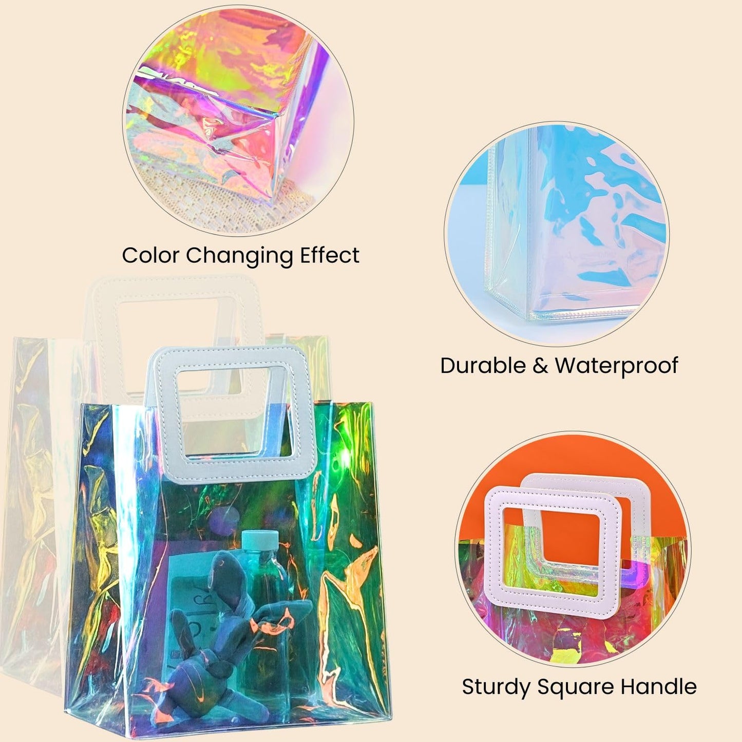 PI157 Holographic Bag Size: 20cmx18cm