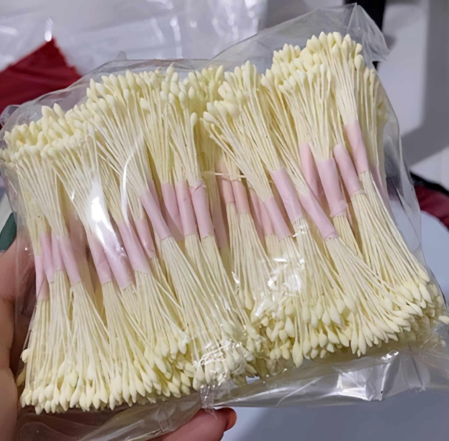 TSC037 White Pollen(Bunch Of 10)