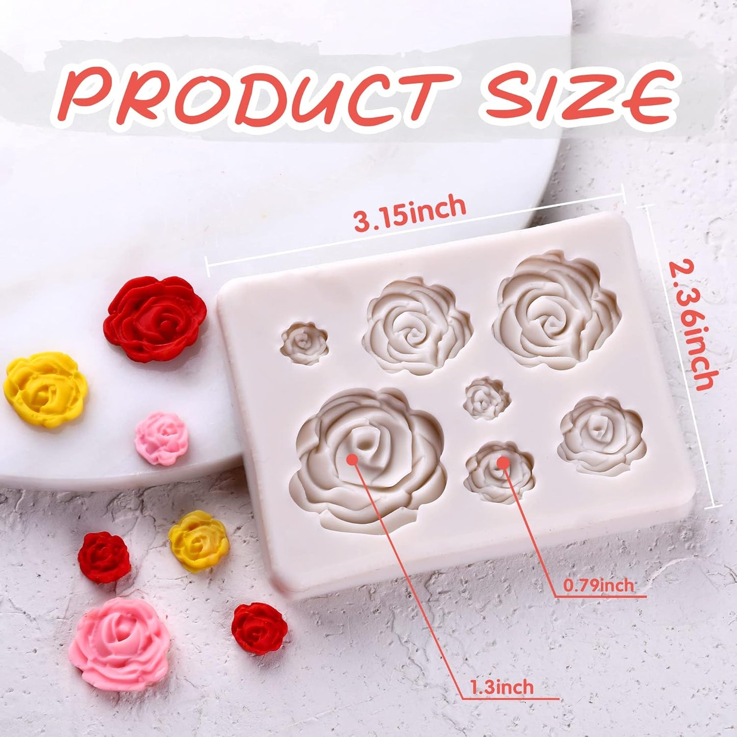 7C Rose Mold TM012