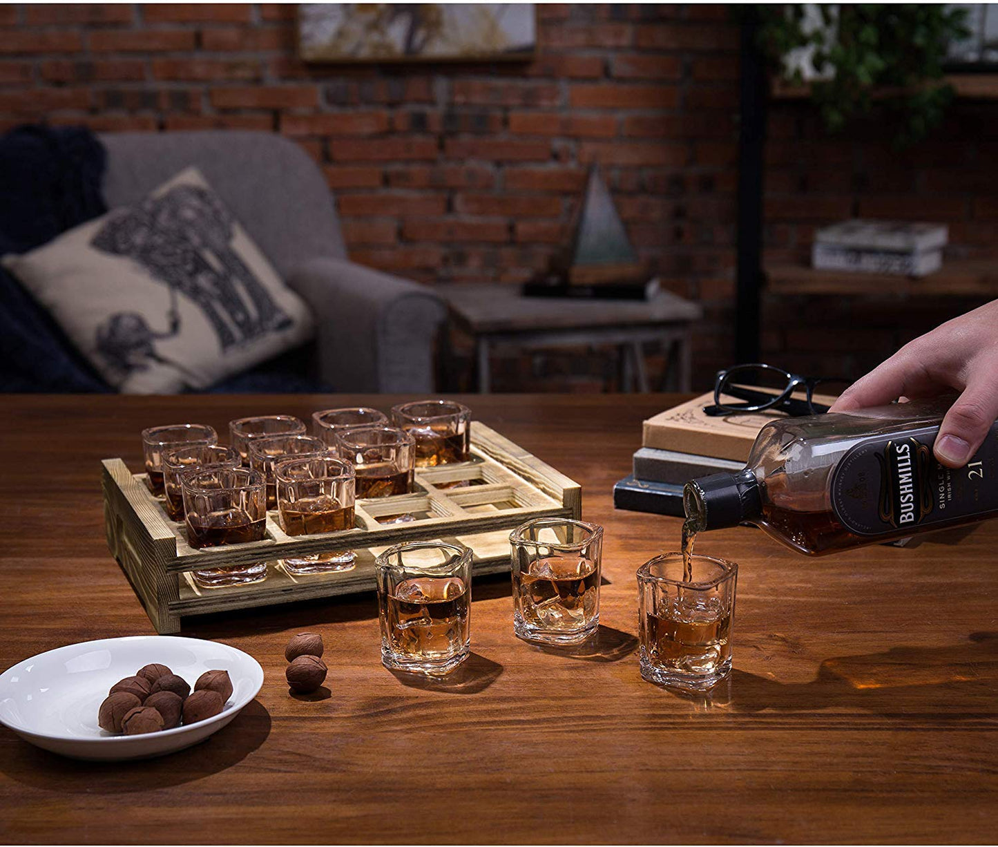 Square Imported Shot Glass (Set of 12) PI018