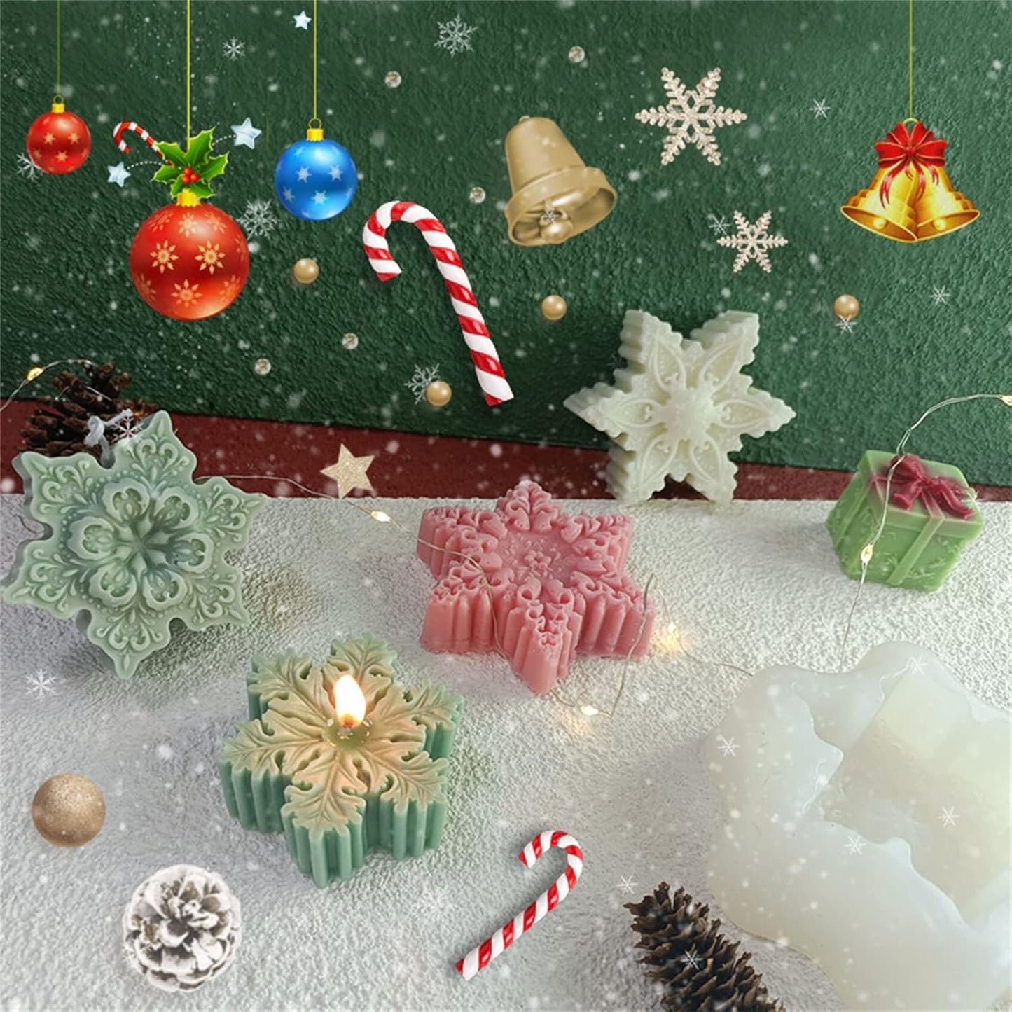 Star Snowflakes Mold GB158