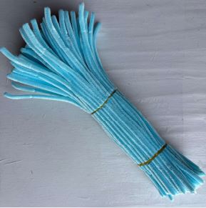 Fluffy velvet pipe cleaner One pack contains 100pcs TSC070 - TSC121