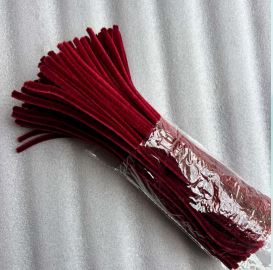 Fluffy velvet pipe cleaner One pack contains 100pcs TSC070 - TSC121