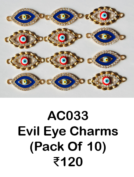 Evil Eye Charms (Pack Of 10) AC033