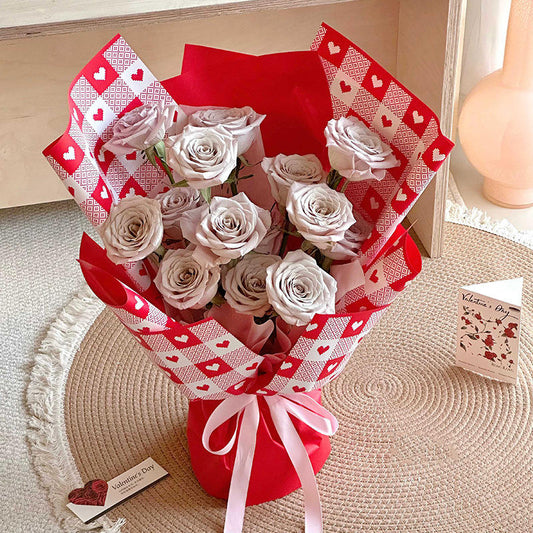 TSC105 Cute Heart Wrapping Sheet (Pack of 20)