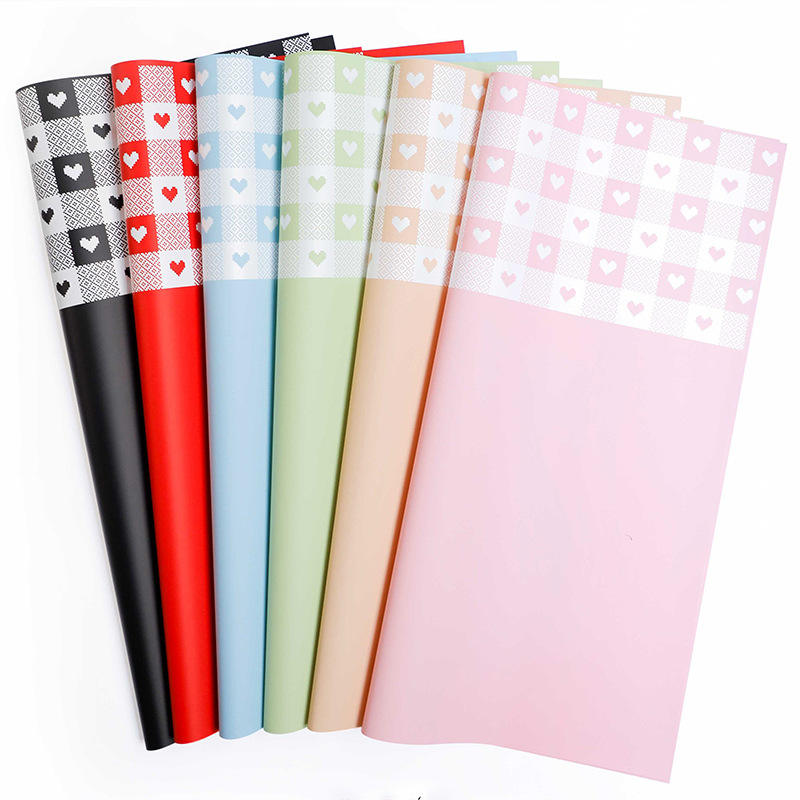 TSC105 Cute Heart Wrapping Sheet (Pack of 20)