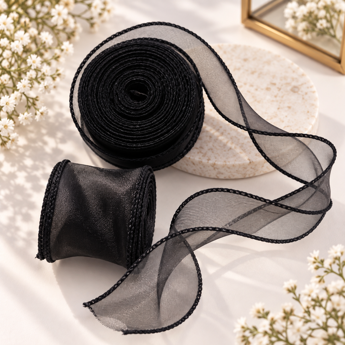 Plain Organza Ribbon