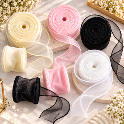 Plain Organza Ribbon