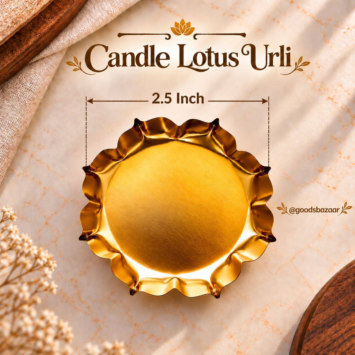 Lotus Urli 2.5 inch - CU028