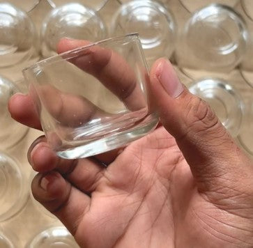 Tea Light Glass Jar 45ml (Pack of 6) PI031