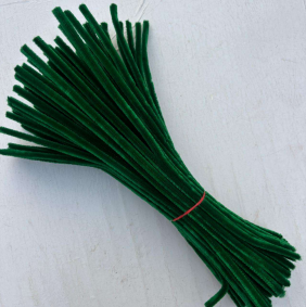 Fluffy velvet pipe cleaner One pack contains 100pcs