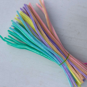 Fluffy velvet pipe cleaner One pack contains 100pcs