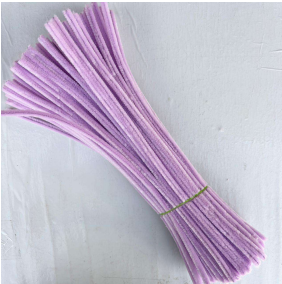 Fluffy velvet pipe cleaner One pack contains 100pcs