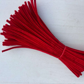Fluffy velvet pipe cleaner One pack contains 100pcs