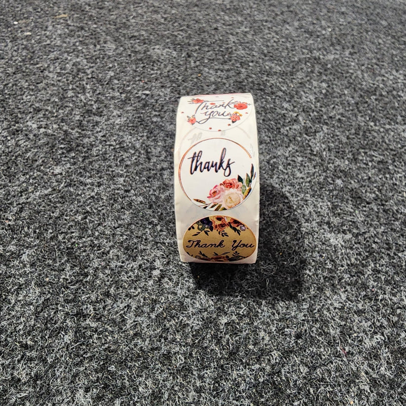 Thank You Sticker V AC015  (Pack Of 10)