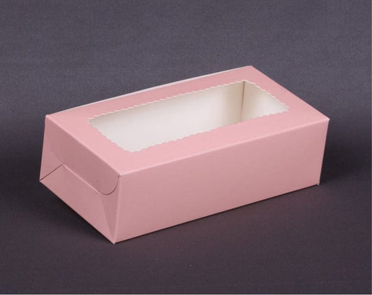 Rectangle window peach box PI108(PACK OF 10)