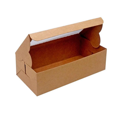 Rectangle window brown box PI107(PACK OF 10)