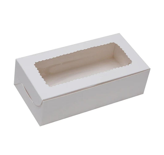Rectangle window white box PI109(PAXK OF 10)