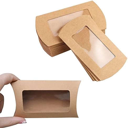Pillow Box With Window PI072(PACK OF 10)