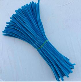 Fluffy velvet pipe cleaner One pack contains 100pcs TSC070 - TSC121