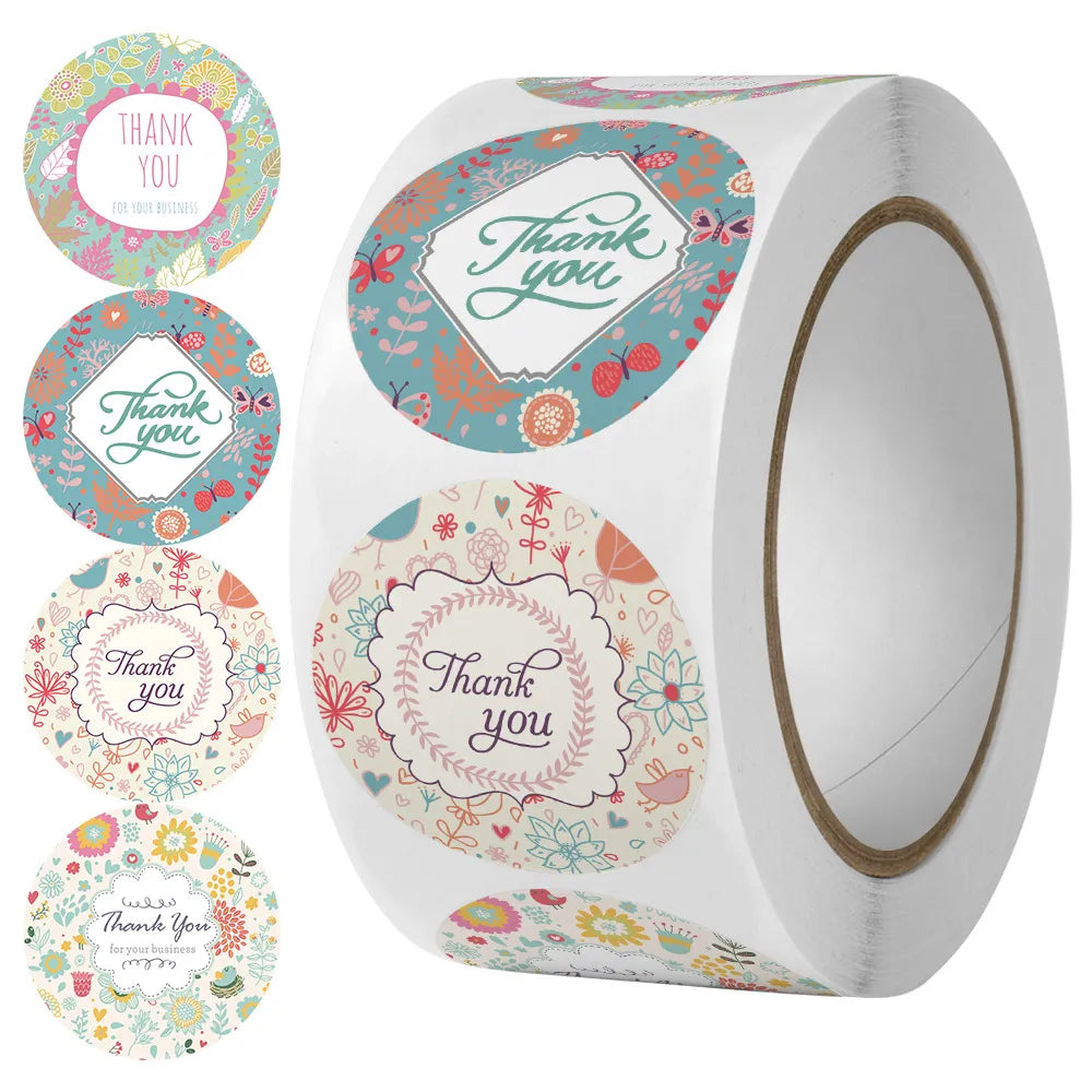 Thank You Sticker IV AC014 (Pack Of 10)