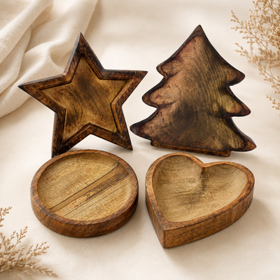 Candle Wooden Bowl