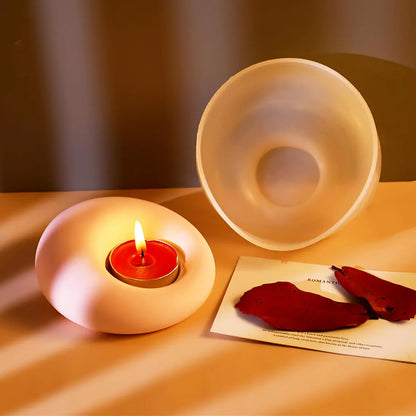 Cushion Tealight Holder Mold CRM014  (Pack Of 3)