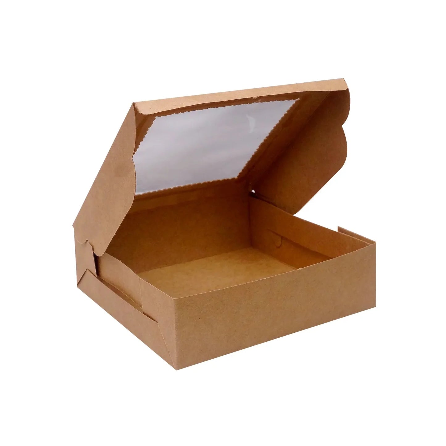 Square window brown box PI104(Pack of 10)