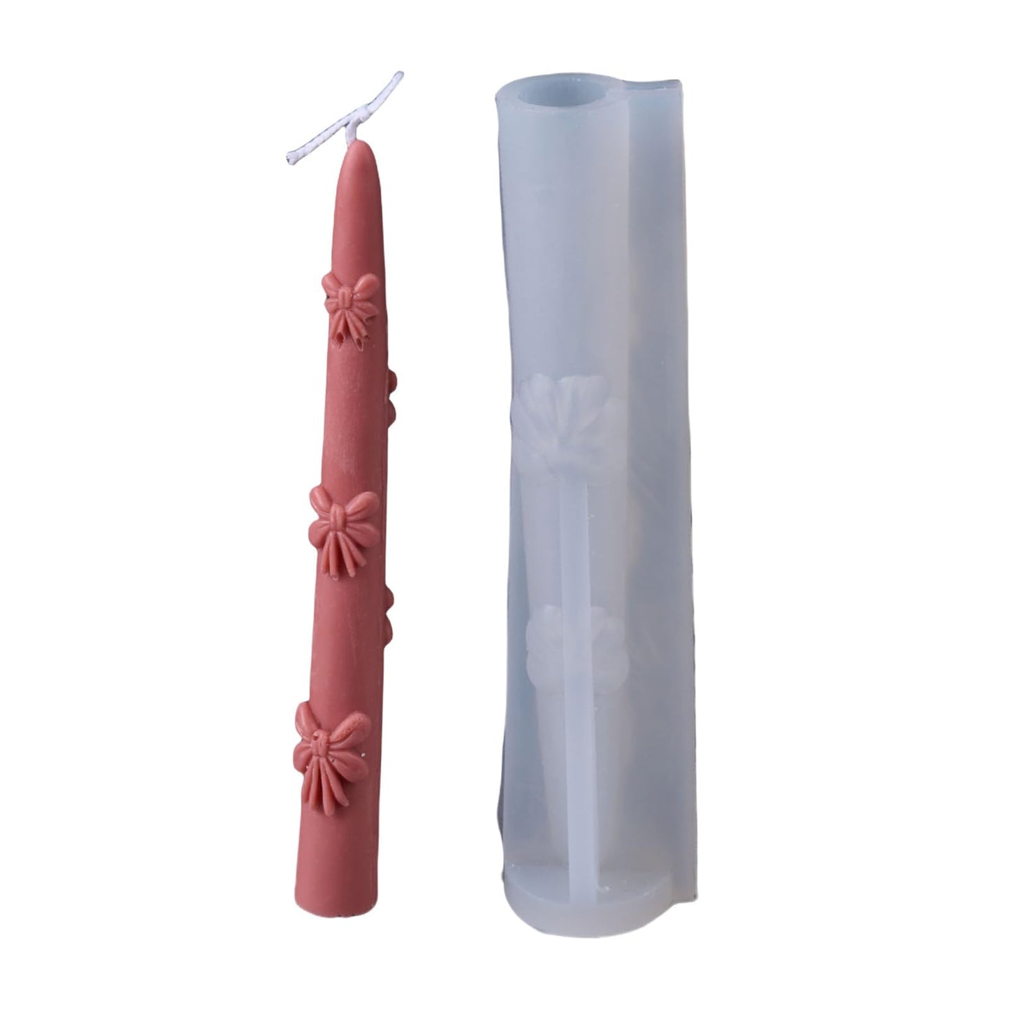 Bow Taper Candle Mold- GB268