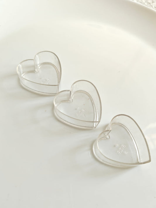 Polycarbonate Tealight Cups Heart(3.5cm) - PI073