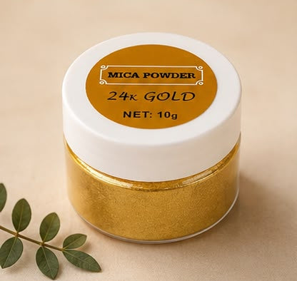 Pearl Mica Powder 24k Gold(10gm) - PP008