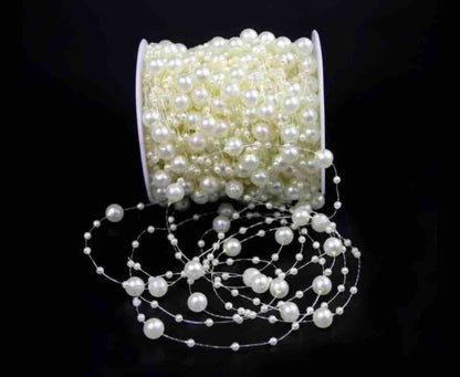 Pearl Beads String [Pack of 5(1 meter each)]