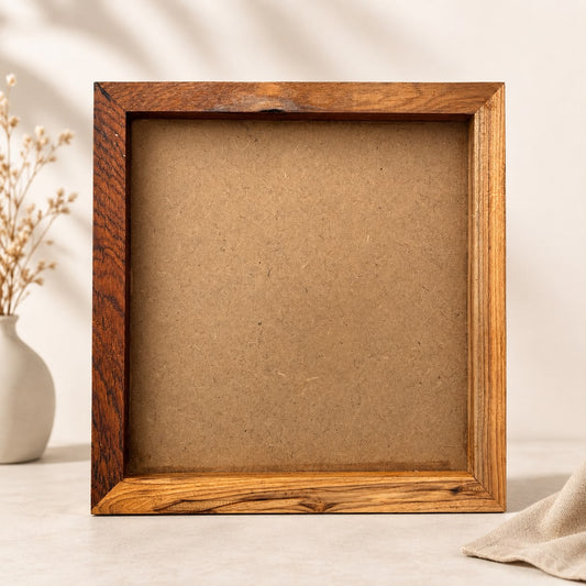 Tick Wood Frame 12x12inch