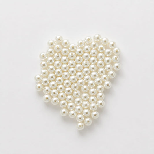 Decorative Pearl Beads 6mm(24 gm)