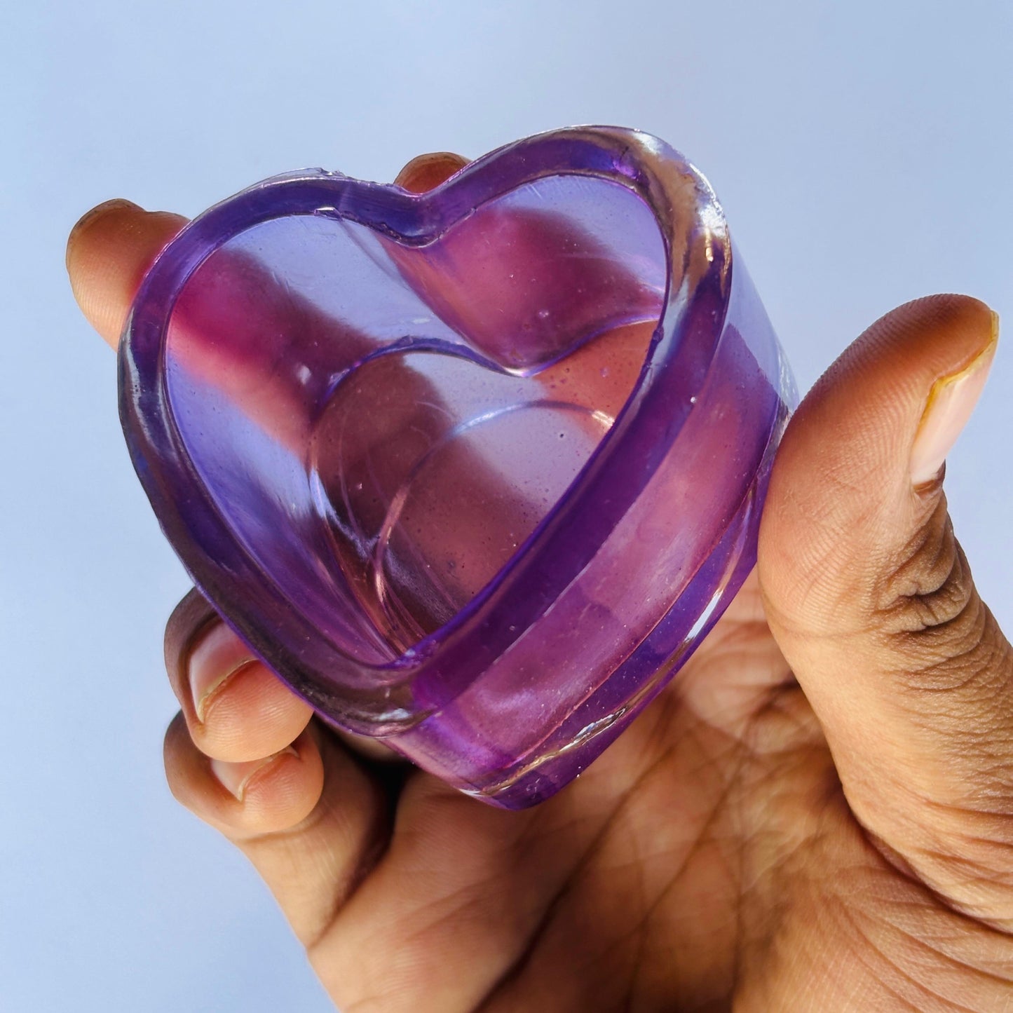 Heart TeaLight Purple(Pack of 5) - PI131